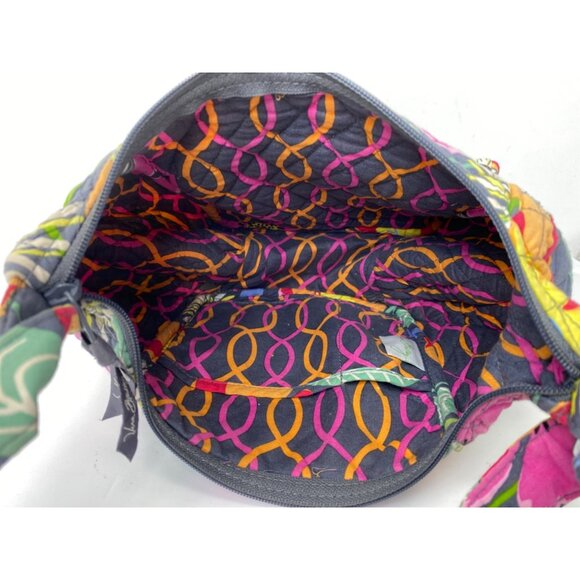 Vera Bradley Jazzy Blooms Crossbody Bag Floral Print 8x10x4 Adjustable Strap - Picture 8 of 9